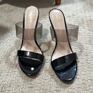 Black Aldo heels